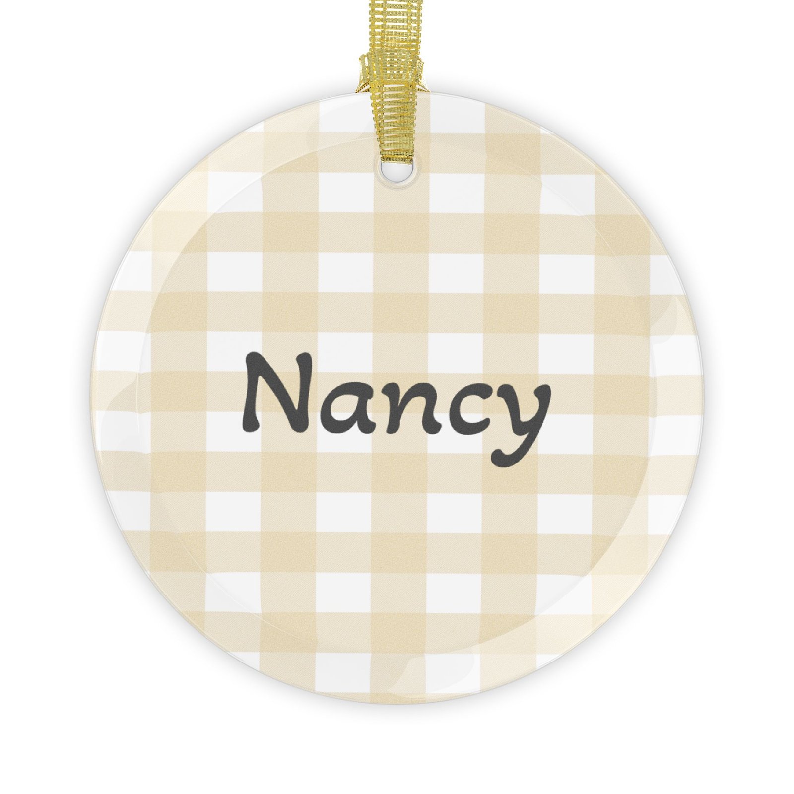 Chic Gingham Glass Ornaments for Holiday Decor, Rustic Tree Decorations, Handmade Gifts, Farmhouse Style, Seasonal Keepsakes - Image 23