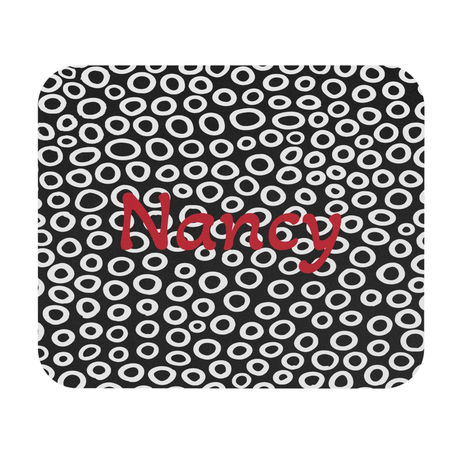 Stylish Modern Mouse Pad, Chic Office Decor, Functional Gift for Gamers, Minimalist Desk Accessory, Black and White Design - Image 6