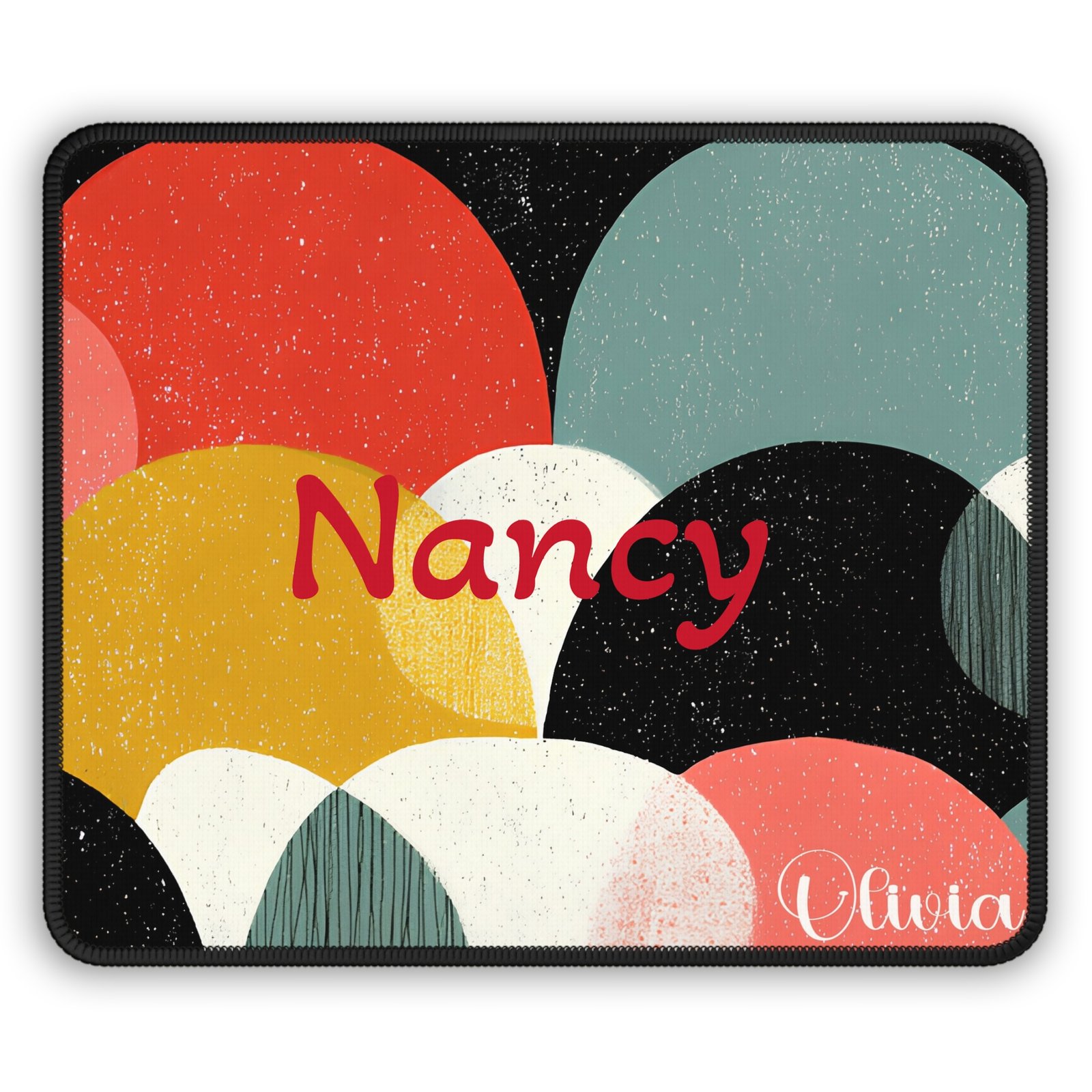 Artistic Gaming Mouse Pad with Colorful Geometric Design, Perfect for Gamers, Home Office Décor, Unique Gift Idea, Desk Accessories - Image 7