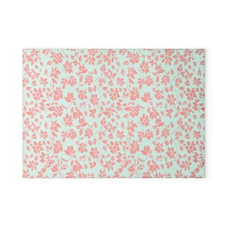 Floral Glass Cutting Board, Kitchen Decor, Gift for Her, Housewarming Gift, Eco-Friendly Cooking