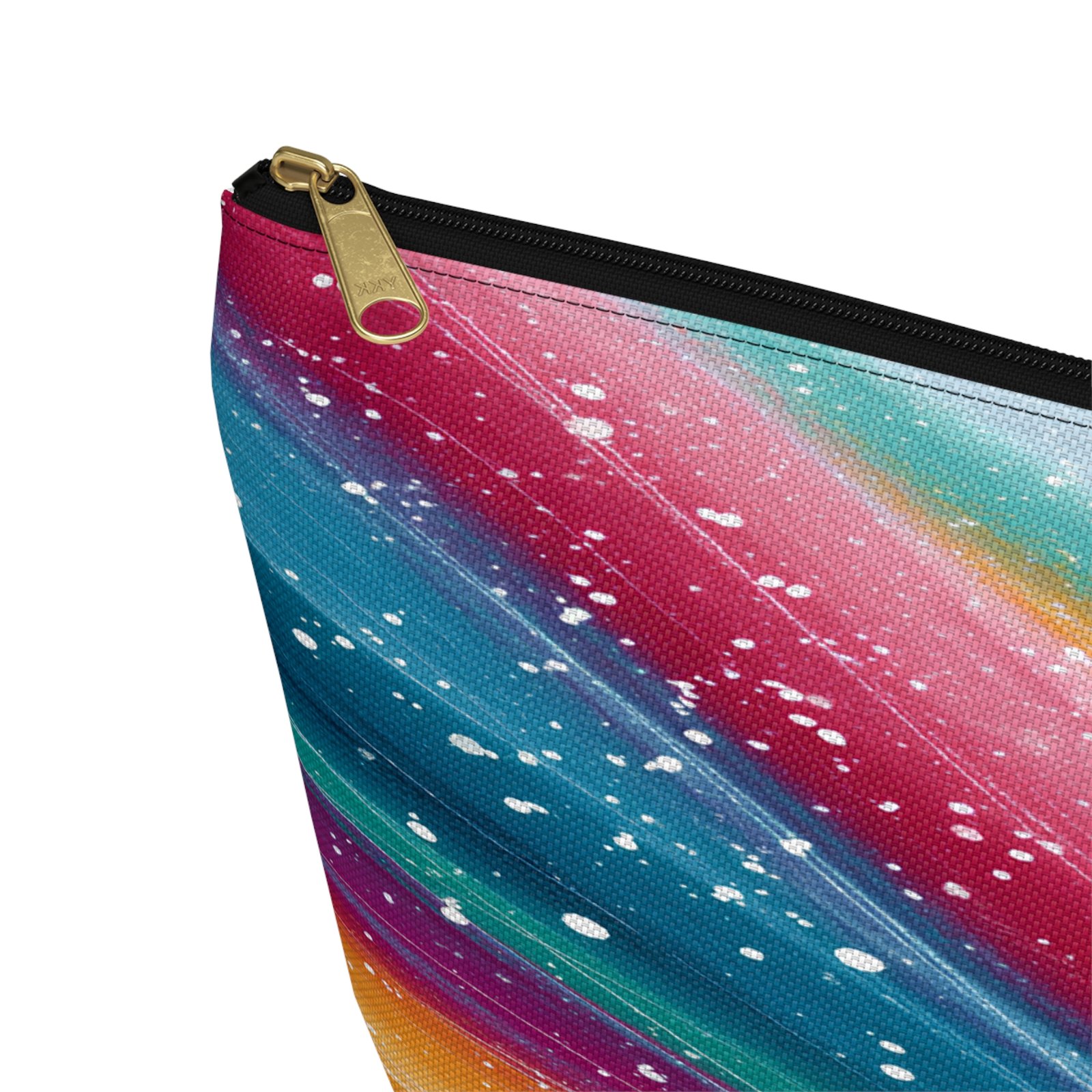 Colorful Boho Accessory Pouch | Stylish Makeup Bag, Travel Organizer, Gift for Her, Brush Holder, Fun Party Favor - Image 2