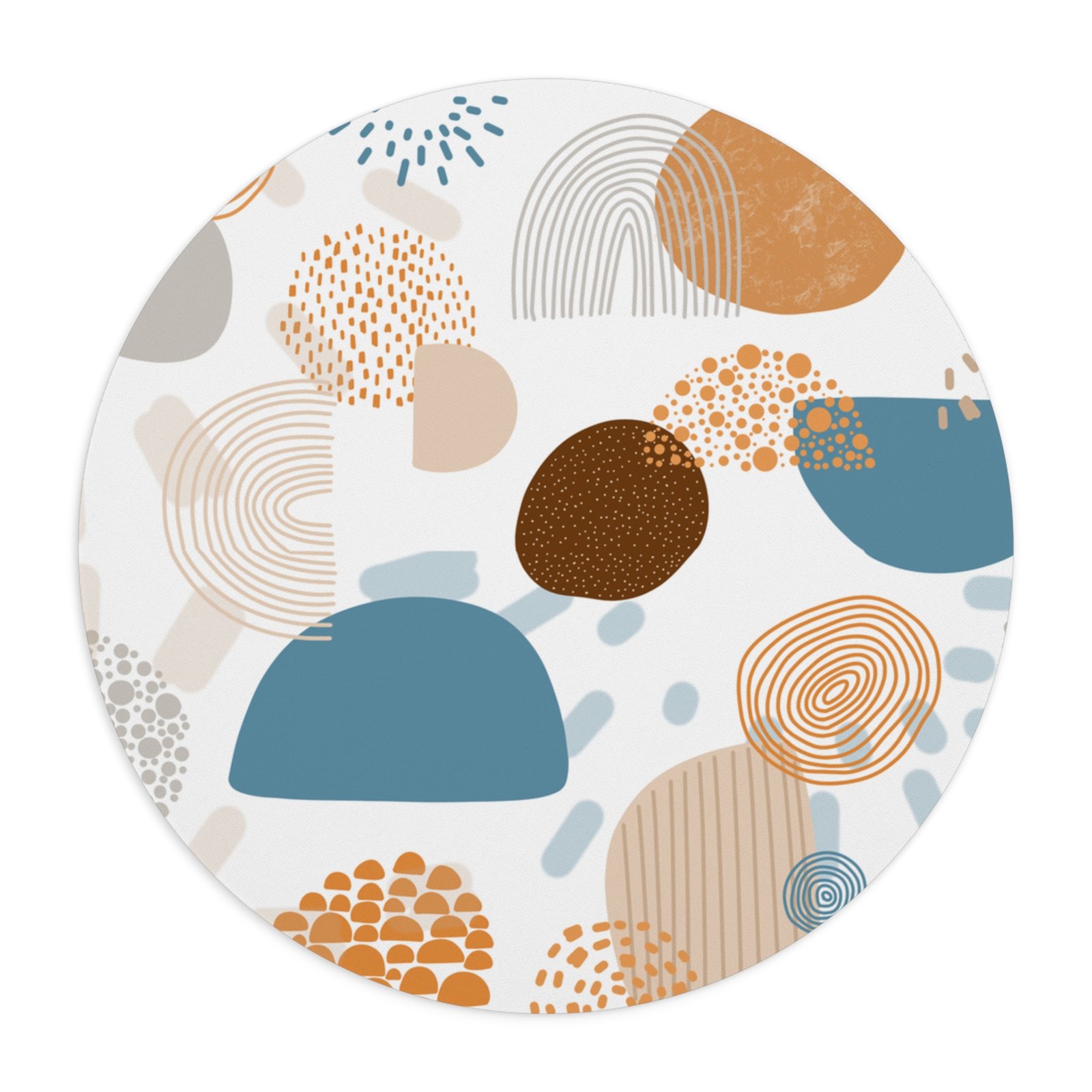 Chic Abstract Mouse Pad, Modern Desk Accessory, Office Decor, Gift for Creatives, Computer Mouse Mat - Image 5