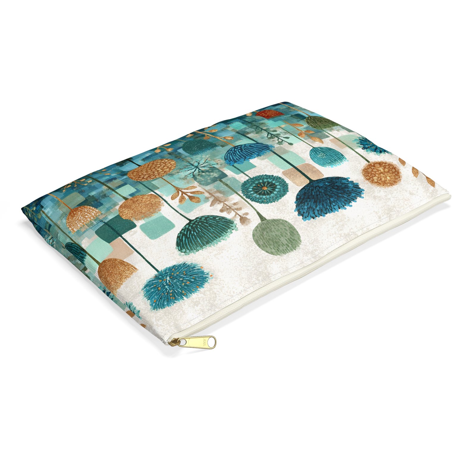 Vibrant Floral Accessory Pouch - Ideal for Makeup, Travel, Organizing, Gifts, Mother's Day, Boho Decor - Image 2