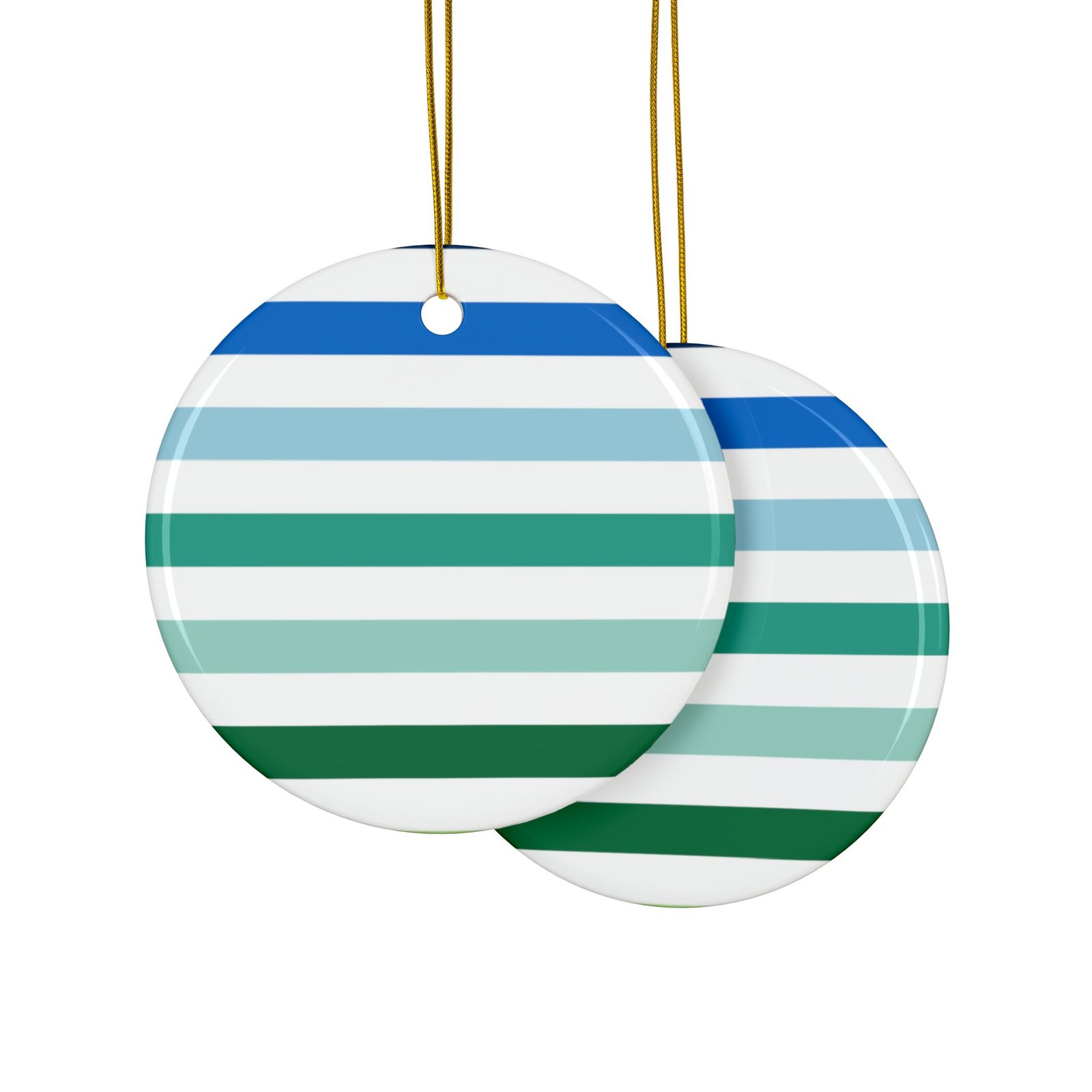 Ceramic Ornaments, 2-Side Print, (1pc, 3pcs, 5pcs, 10pcs) - Image 46