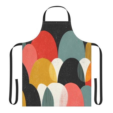 Colorful Abstract Apron, Fun Cooking Gift, Vibrant Kitchen Accessory, Chef Gift, Artsy Gift for Holidays