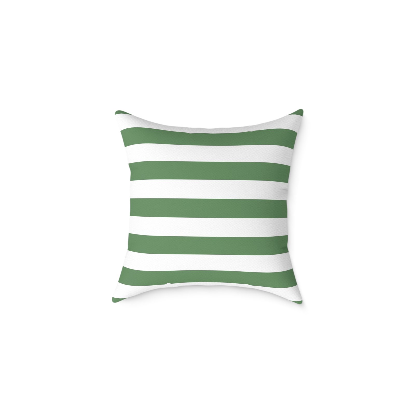 Green Striped Square Pillow, Modern Home Decor, Cozy Throw Pillow, Bedroom Accent Cushion, Gift for Housewarming, Chic Pillow Cover - Image 5