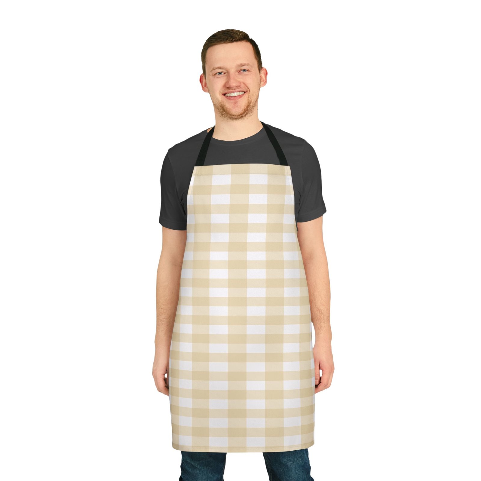 Stylish Checkered Apron, Kitchen Gift, Culinary Accessory, Cooking Apron for Him/Her, Perfect for Home Chefs - Image 2