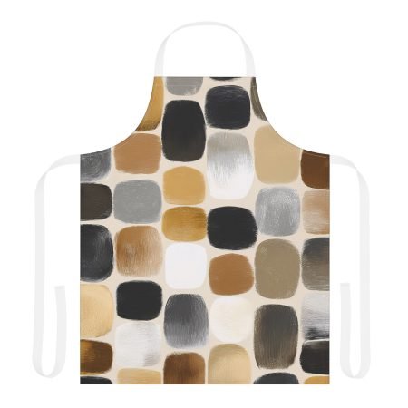 Chic Modern Apron, Stylish Cooking Gift, Home Chef Accessory, Unique Kitchen Decor, Perfect for Parties & Holidays