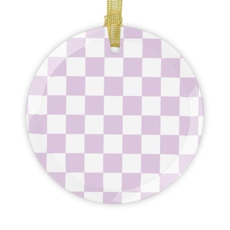 Chic Lavender Glass Ornaments, Decorative Holiday Baubles, Personalized Gift Ideas, Winter Decor, Stylish Christmas Tree Ornaments