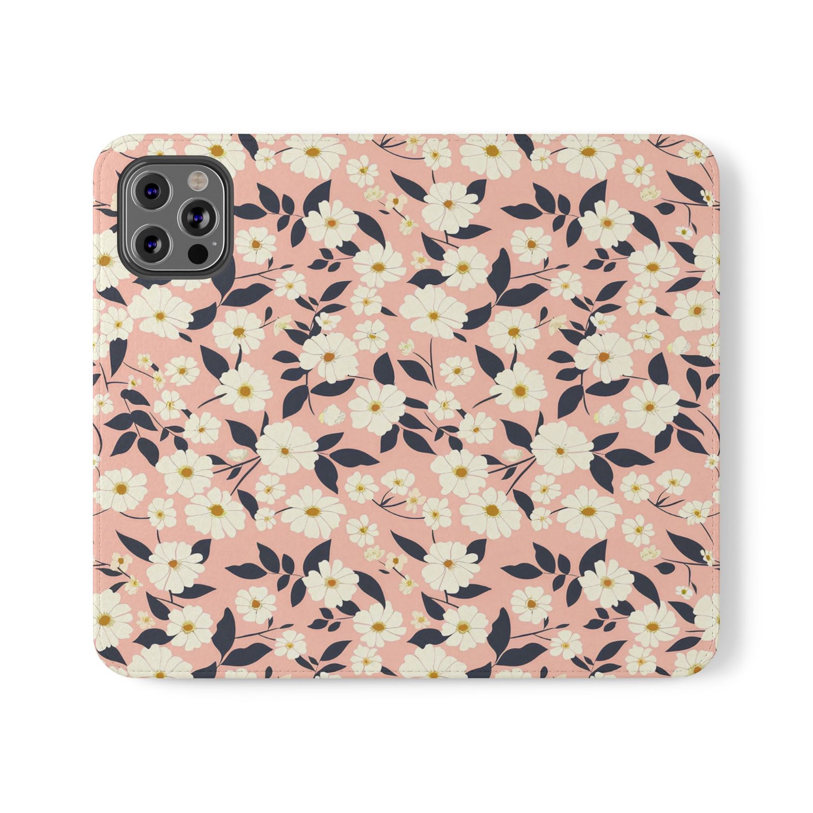 Floral Flip Cases for Phones | Stylish Phone Cover | Perfect for Gifts | Fun Accessories for Women | Spring Vibes, Lightweight, Customizable - Image 37