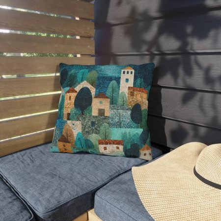 Whimsical Outdoor Pillows - Cozy Garden Decor, Patio Cushions, Boho Chic Home Accent, Farmhouse Pillow, Seasonal Outdoor Decor