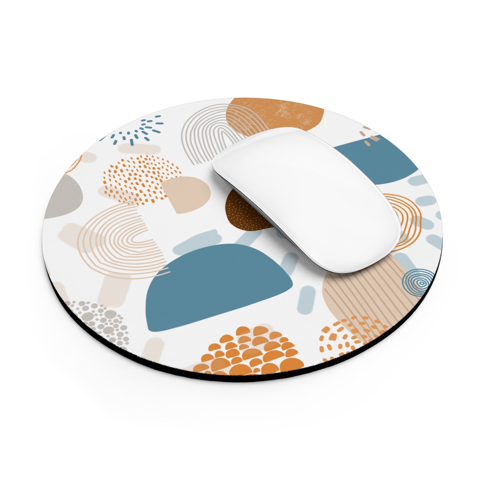 Chic Abstract Mouse Pad, Modern Desk Accessory, Office Decor, Gift for Creatives, Computer Mouse Mat - Image 8