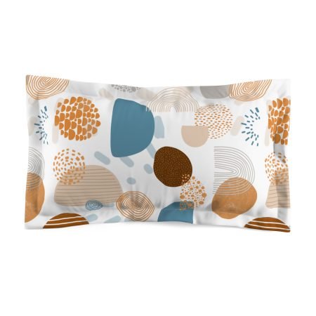 Bohemian Microfiber Pillow Sham, Cozy Bedroom Decor, Artful Design for Home, Gift for Housewarming, Minimalist Bedding