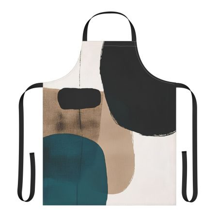 Chic Artist Apron | 5-Color Straps, Unique Kitchen Gift, Modern Cooking Decor, Handmade Gift for Foodies, Art Lover's Apron