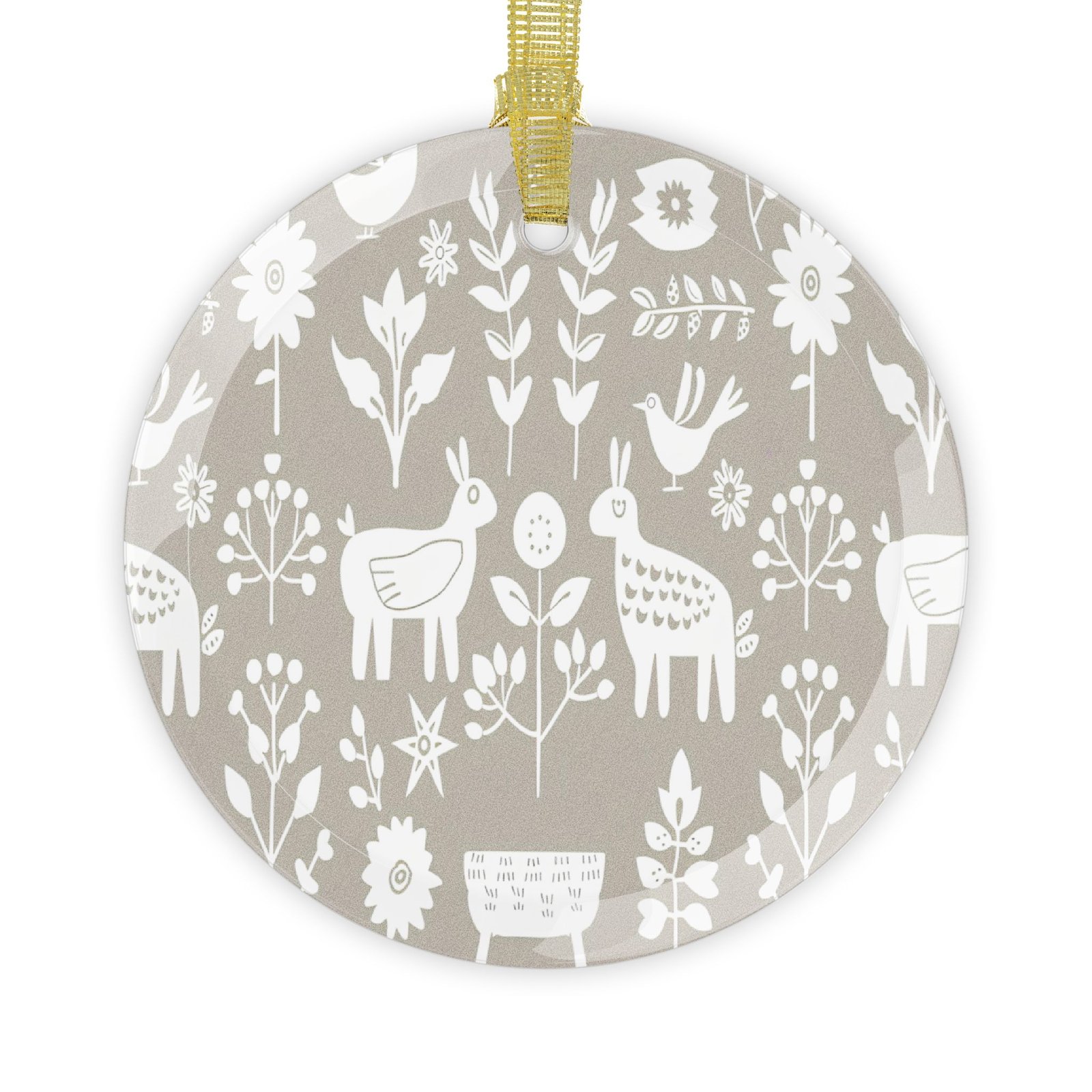 Rustic Glass Ornaments - Whimsical Nature Decor, Holiday Decorations, Eco-Friendly Gift, Home Decor, Unique Tree Ornaments - Image 5