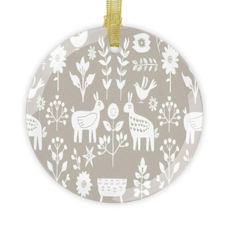 Rustic Glass Ornaments - Whimsical Nature Decor, Holiday Decorations, Eco-Friendly Gift, Home Decor, Unique Tree Ornaments