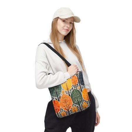 Autumn Forest Tote Bag | AOP | Fall Vibes | Eco-Friendly Shopping | Gift for Nature Lovers, Office, Beach, Market