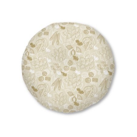 Tufted Floor Pillow, Round