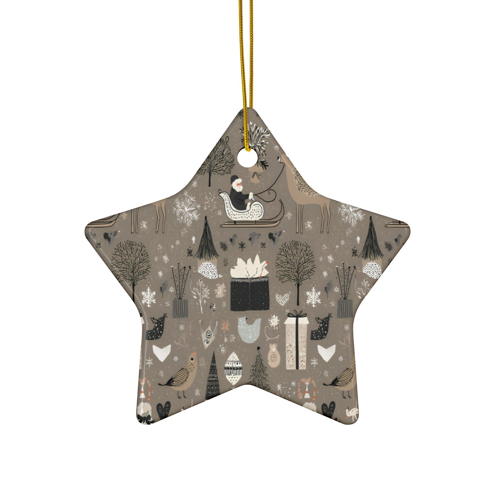 Ceramic Ornaments, 2-Side Print, (1pc, 3pcs, 5pcs, 10pcs) - Image 53