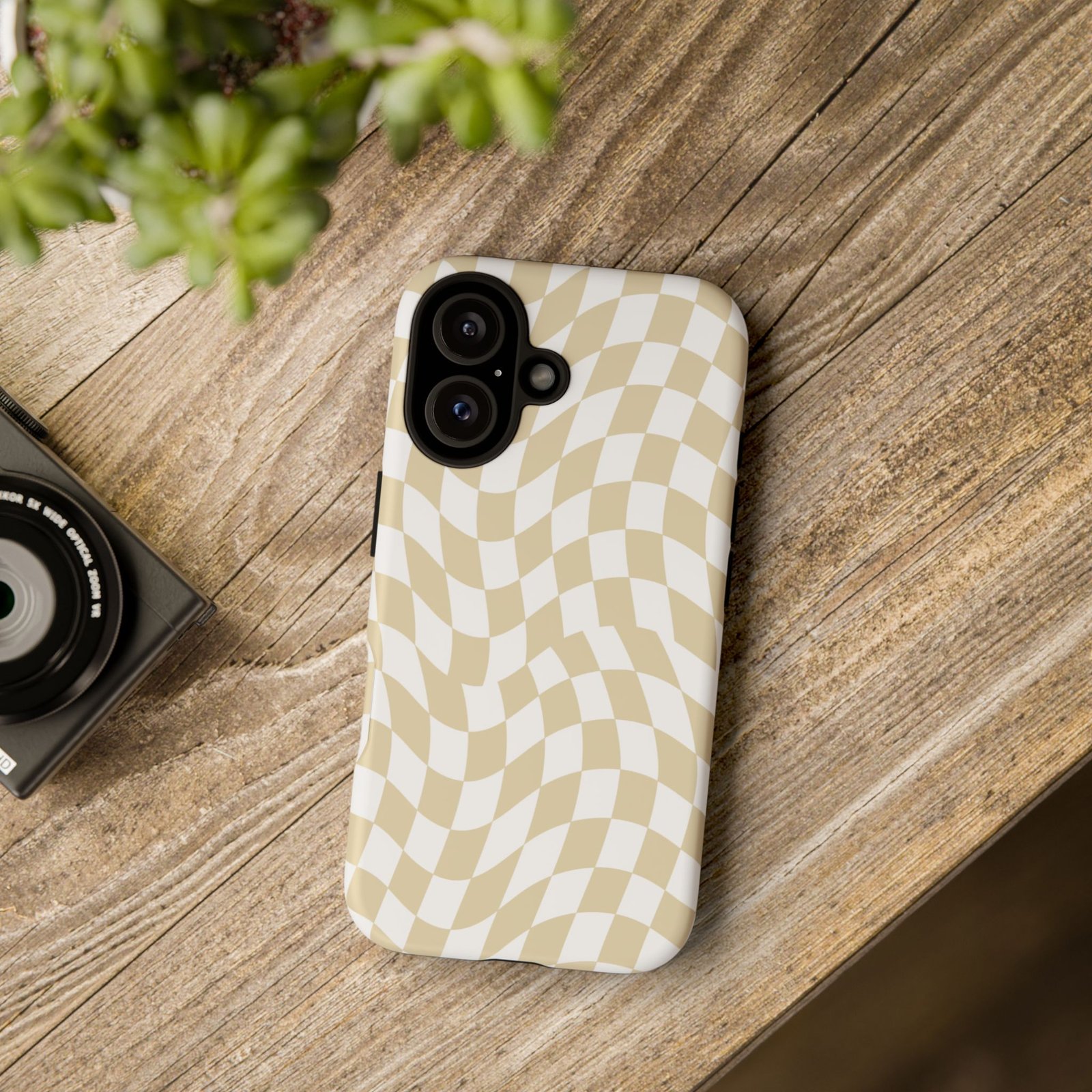 Stylish Phone Case, Checkerboard Phone Cover, Trendy Mobile Accessories, Durable Phone Protection, Unique Gift for Her - Image 8