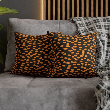 Vibrant Dot Pattern Pillowcase, Throw Pillow Cover for Home Decor, Unique Bedding Accent, Modern Living Room Cushion, Halloween Decoration