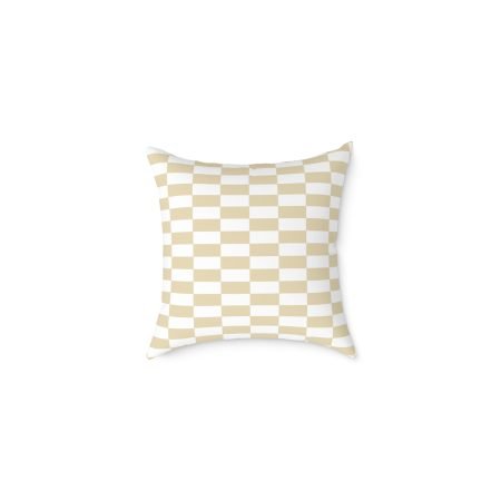 Chic Checkered Throw Pillow | Cozy Home Decor, Farmhouse Accent, Gift for Housewarming, Cushion for Living Room, Stylish Pillow