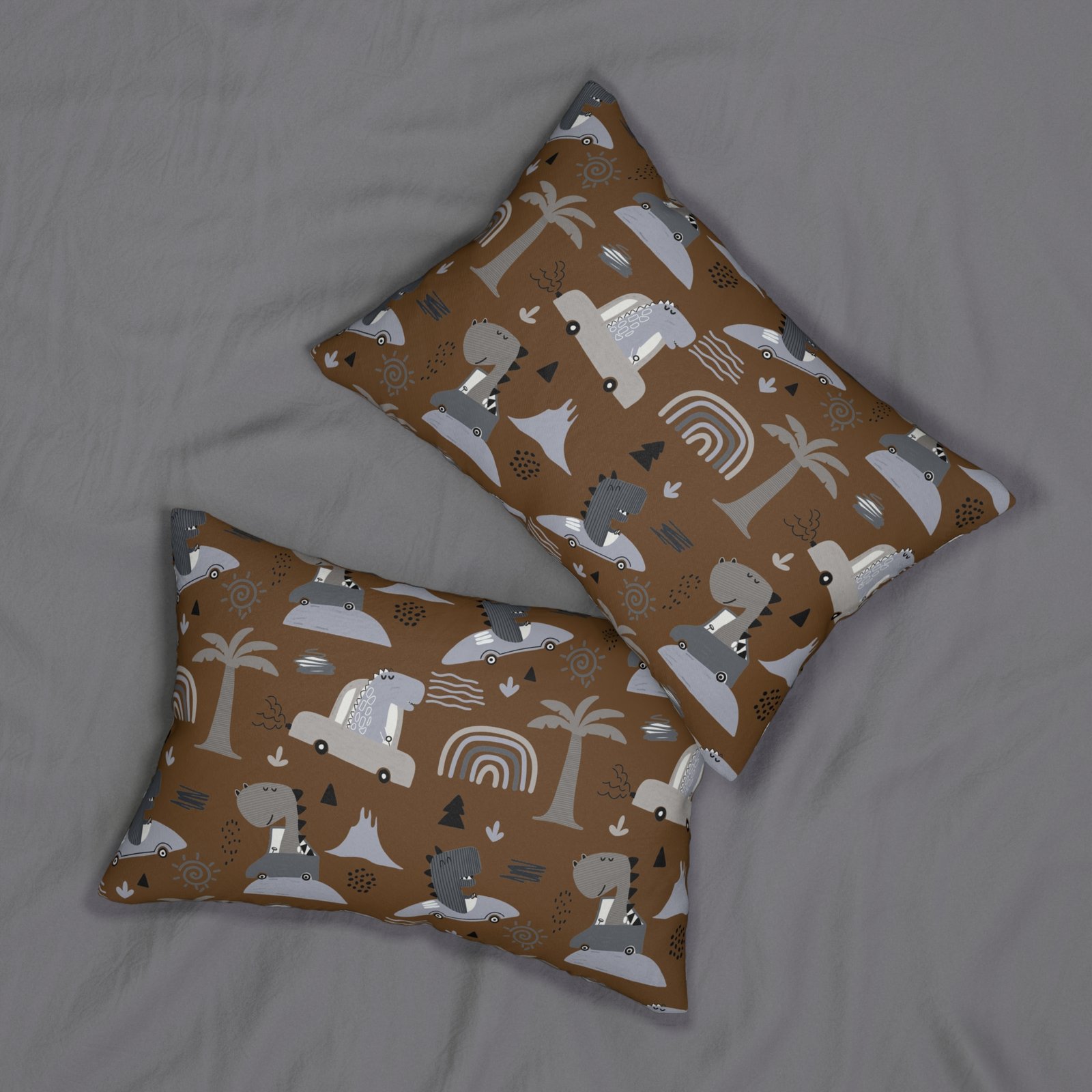 Playful Safari Lumbar Pillow | Kids Room Decor, Animal Theme Cushion, Nursery Cushion, Unique Gift for Baby Shower, Cozy Home Accent - Image 2