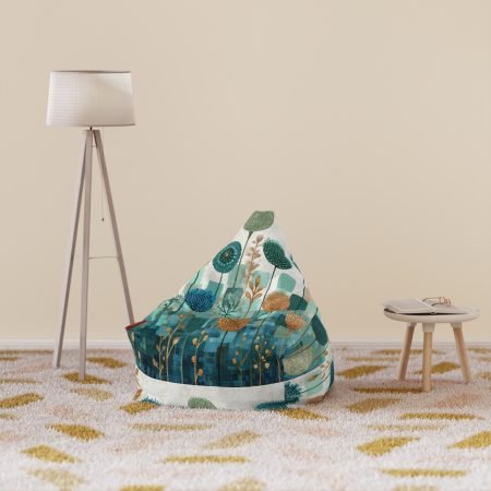 Nature-Inspired Bean Bag Chair Cover for Cozy Spaces, Boho Decor, Relaxation, Living Room, Kids Room, Garden Party