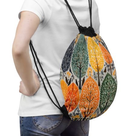 Autumn Tree Drawstring Bag | Nature Lovers, Gym Bag, Backpack, Gift for Him/Her, Eco-Friendly