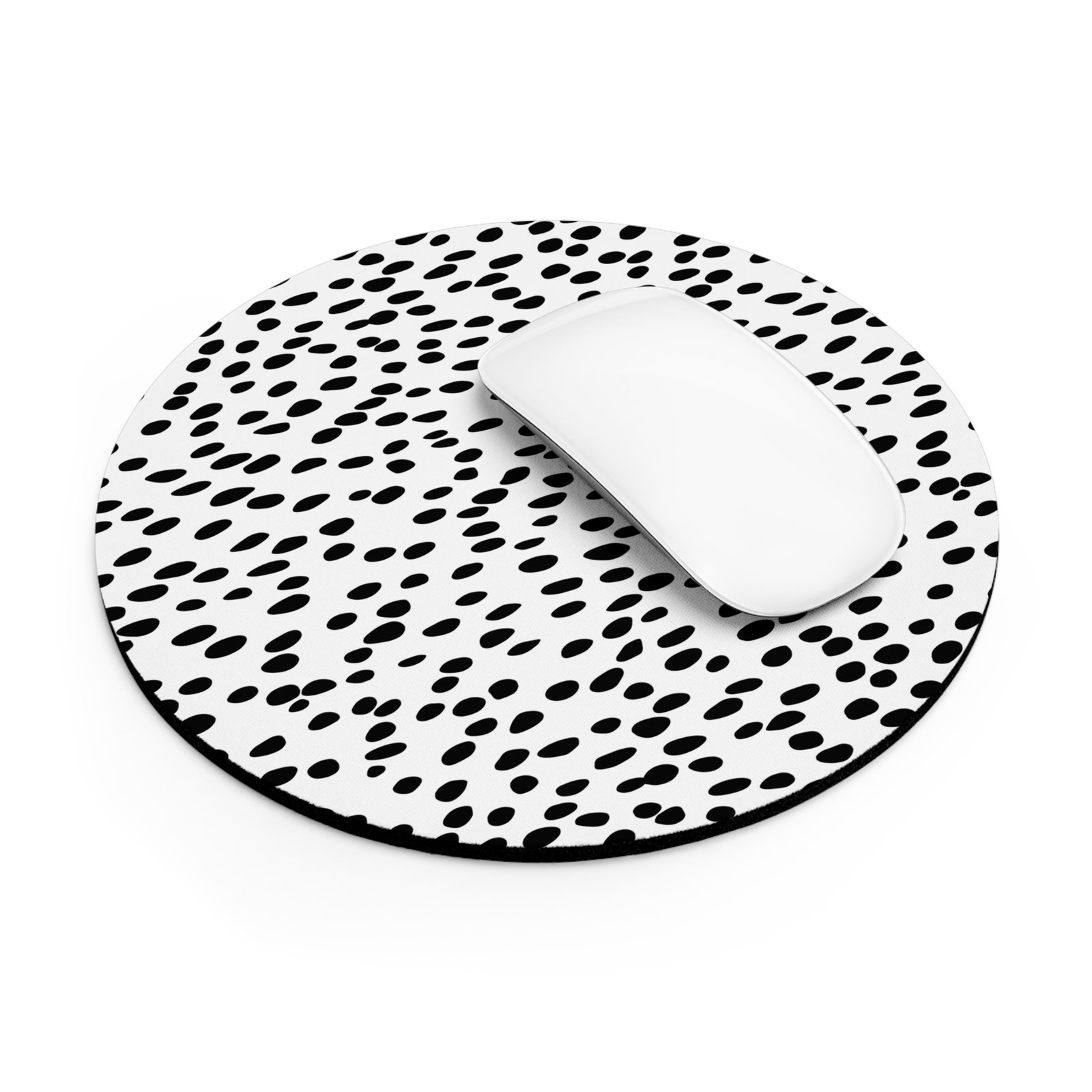 Chic Dotted Mouse Pad, Minimalist Desk Decor, Gift for Gamers, Office Accessory, Workspace Essentials - Image 2