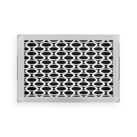 Modern Acrylic Serving Tray - Chic Home Decor, Stylish Gift, Entertaining Essentials, Kitchen Organizer, Unique Housewarming Present