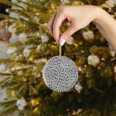 Chic Glass Ornaments for Holiday Decor, Modern Tree Hanging, Minimalist Gift, Personalized Decoration, Elegant Home Accent