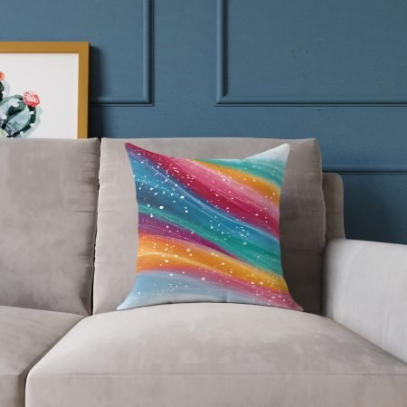 Vibrant Decorative Pillow, Colorful Throw Cushion for Living Room, Cozy Home Decor, Gift for Friends and Family, Boho Chic Accent [...]