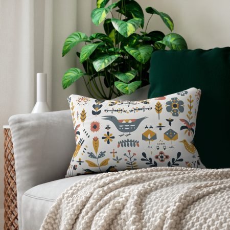 Spun Polyester Lumbar Pillow