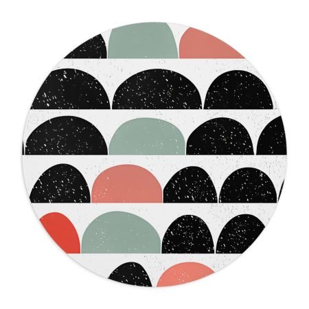 Geometric Pattern Mouse Pad, Modern Desk Accessory, Home Office Gift, Gamer Gift, Stylish Workplace Decor