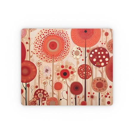 Vibrant Floral Mouse Pad, Desk Accessory, Gamer Gift, Home Office Decor, Unique Design