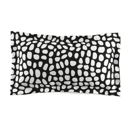 Modern Monochrome Microfiber Pillow Sham, Chic Bedroom Decor, Black and White Bed Linen, Stylish Home Accent, Gift for Minimalist, [...]