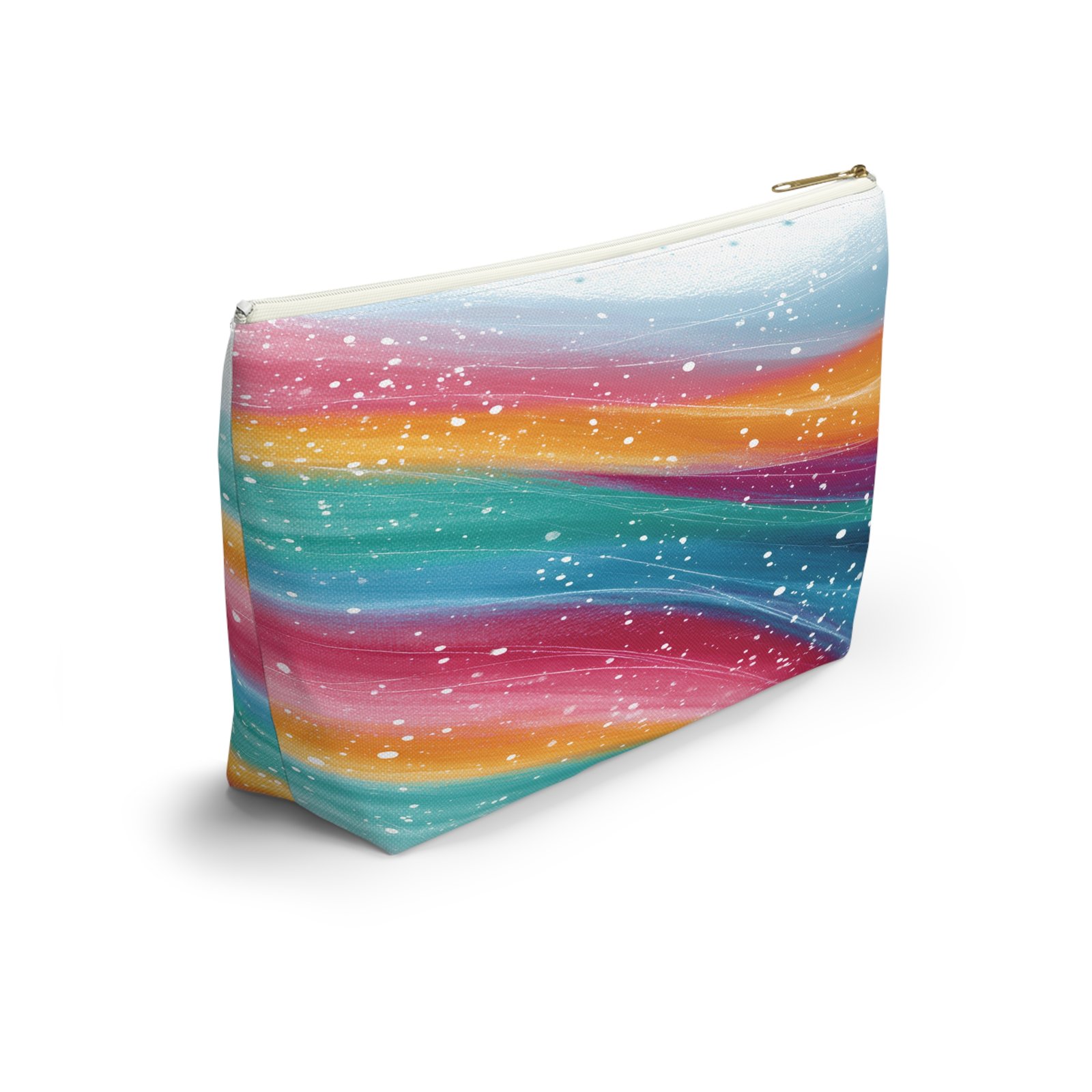 Colorful Boho Accessory Pouch | Stylish Makeup Bag, Travel Organizer, Gift for Her, Brush Holder, Fun Party Favor - Image 3