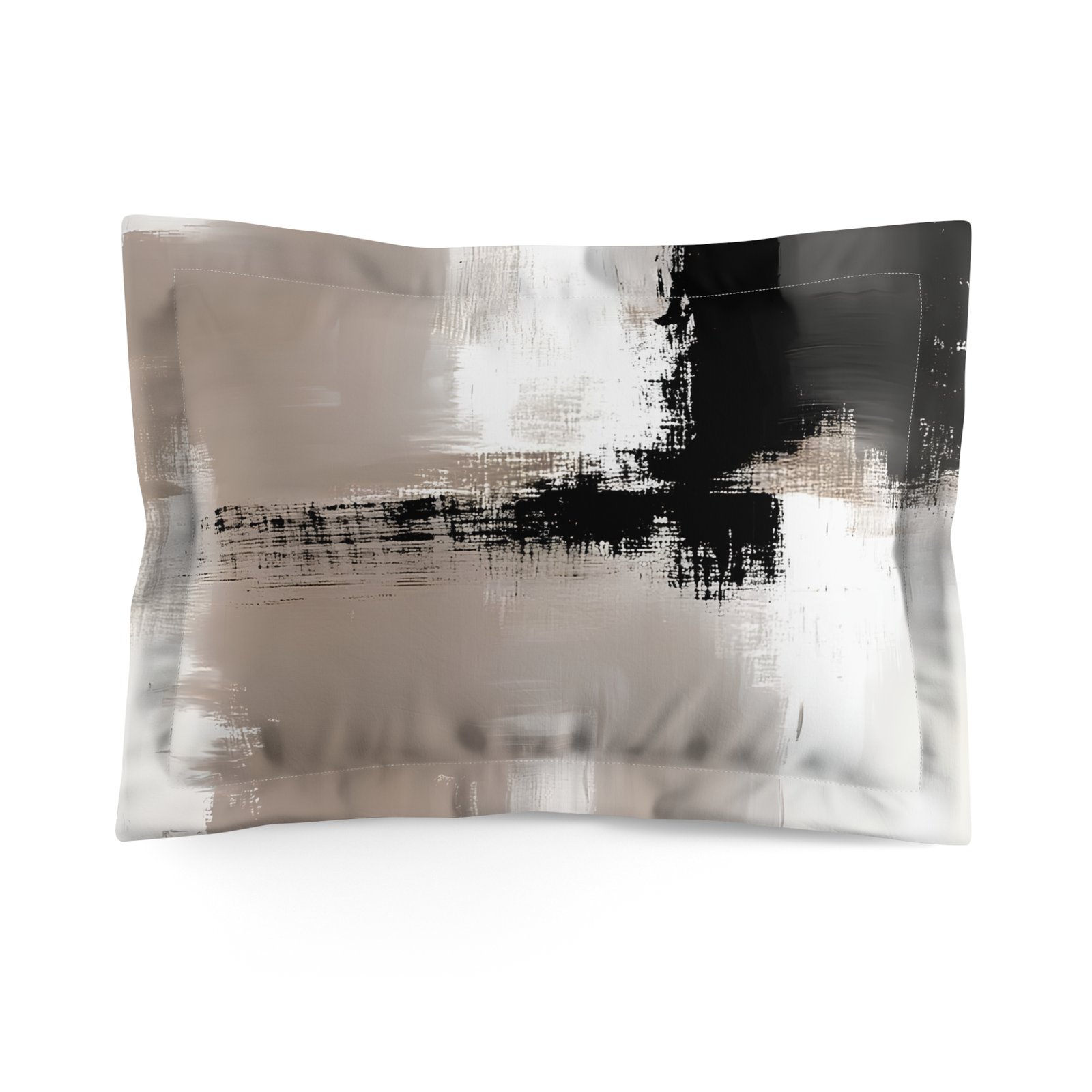 Elegant Microfiber Pillow Sham - Modern Abstract Decor for Bedrooms, Cozy Night's Sleep, Home Gifts, Stylish Bed Accessories - Image 2