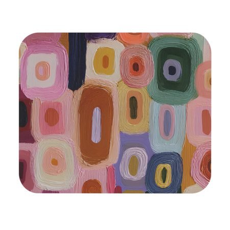 Colorful Abstract Mouse Pad for Home Office, Art-Inspired Desk Accessory, Unique Gift for Creatives, Vibrant Workspace Decor, Perfect