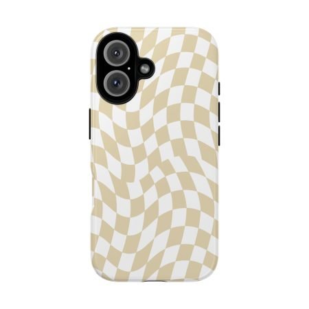 Stylish Phone Case, Checkerboard Phone Cover, Trendy Mobile Accessories, Durable Phone Protection, Unique Gift for Her