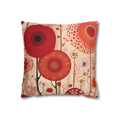 Floral Accent Pillowcase, Home Decor, Gift for Her, Cozy Living Room, Boho Chic, Throw Pillow, Flower Cushion Cover