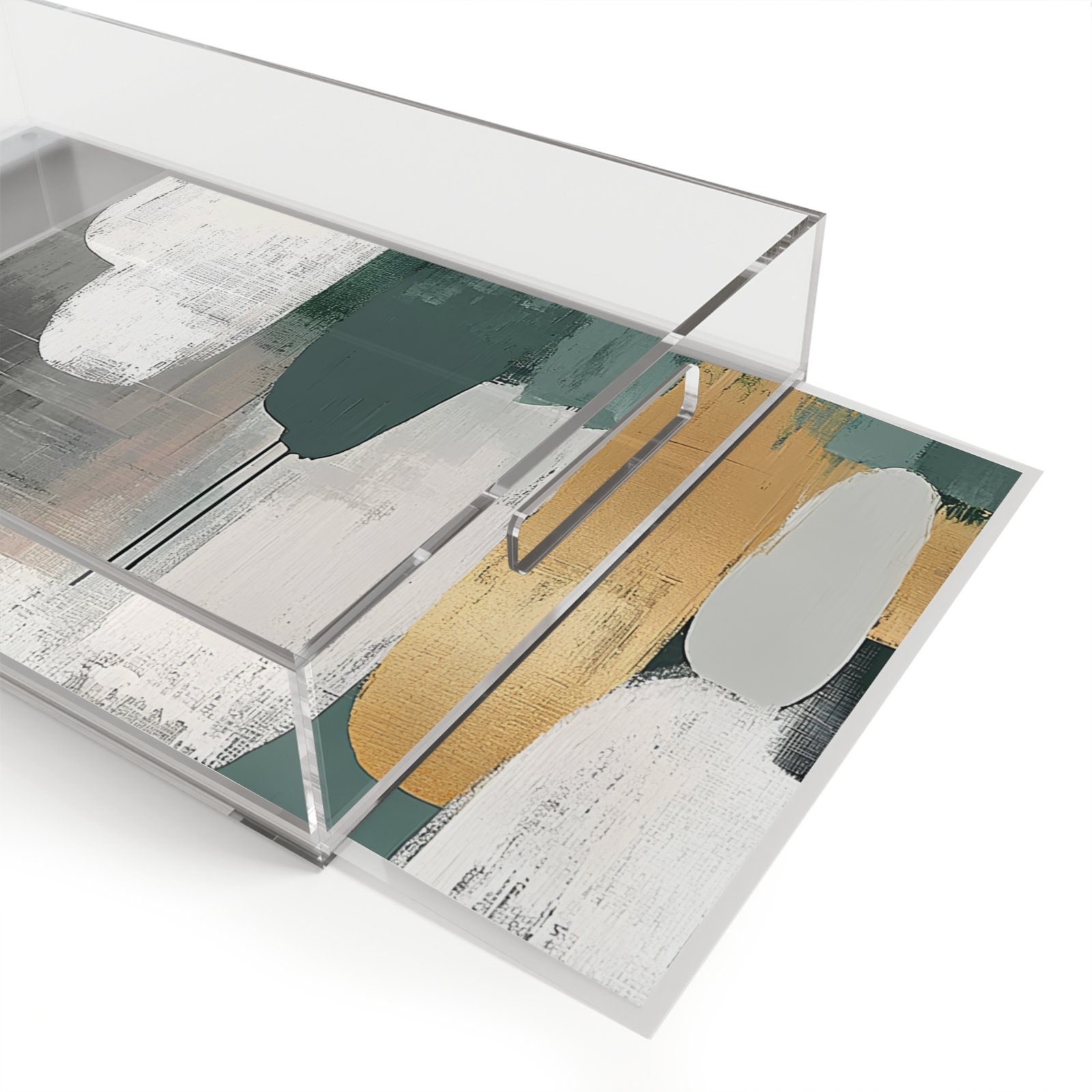 Stylish Acrylic Serving Tray, Modern Home Decor, Elegant Kitchen Accessory, Perfect for Entertaining, Gifts for Hosts - Image 3