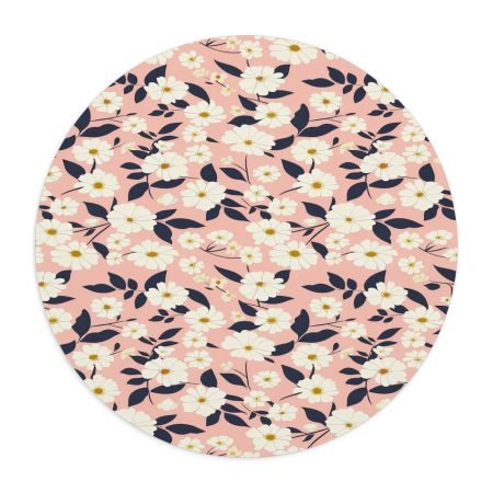 Floral Mouse Pad, Elegant Desk Accessory, Office Decor, Gift for Her, Computer Accessory, Floral Design, Aesthetic Office Supplies