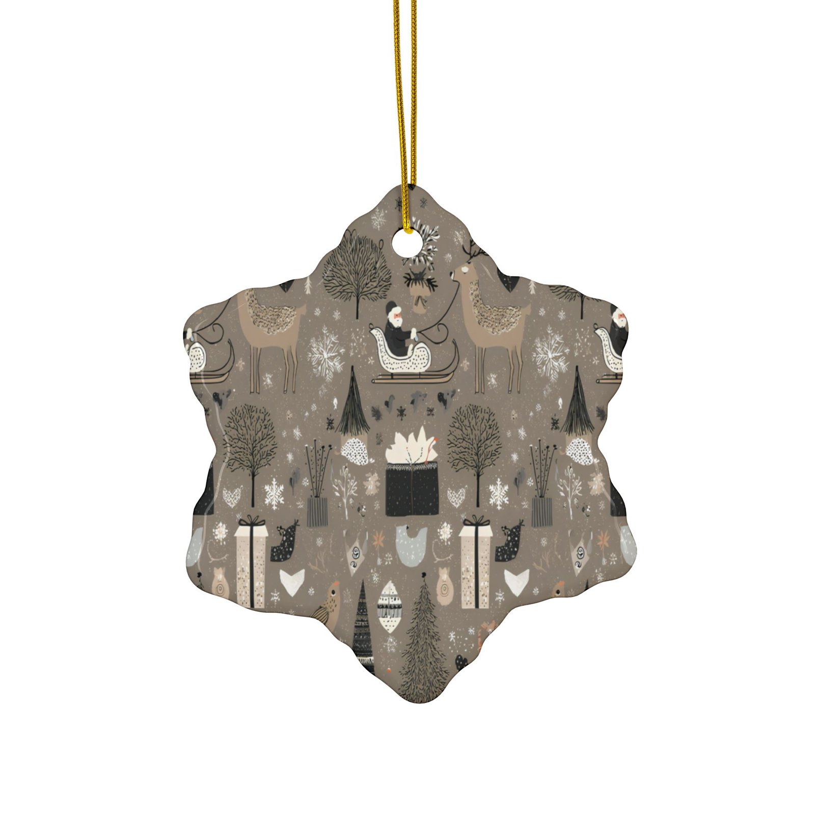 Ceramic Ornaments, 2-Side Print, (1pc, 3pcs, 5pcs, 10pcs) - Image 25