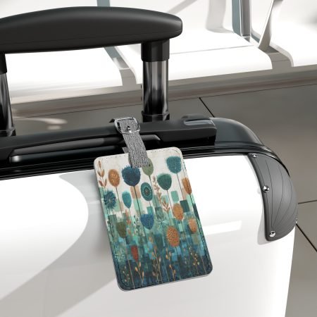 Chic Floral Luggage Tag - Travel Accessory, Personalized Travel Gift, Unique Luggage Identifier, Mother's Day Gift, Vacation Essentials