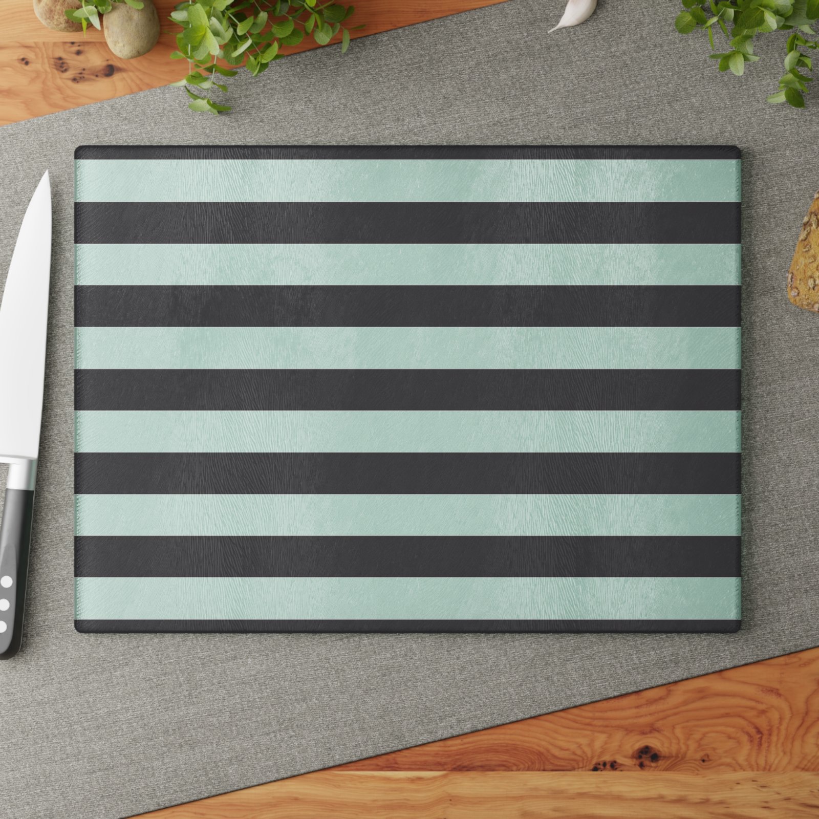 Modern Striped Glass Cutting Board, Kitchen Gift, Chopping Board, Wedding Gift, Food Prep Board, Home Decor - Image 8