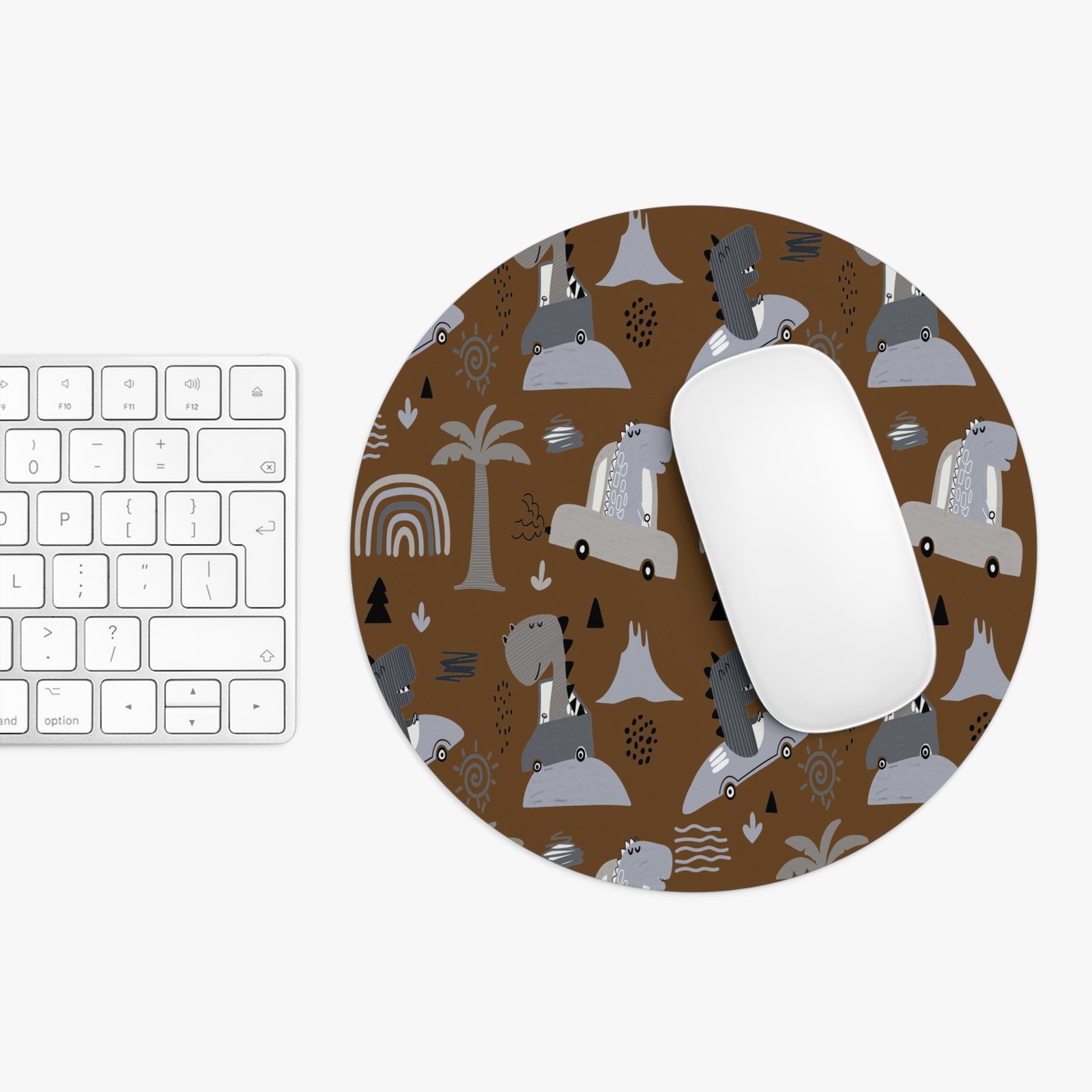 Animal Adventure Mouse Pad, Kids Desk Decor, Unique Office Gift, Fun Work Accessory, Colorful Animal Print - Image 2