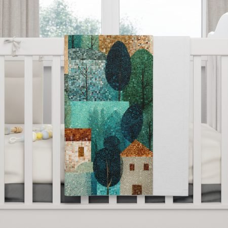 Cozy Fleece Blanket for Babies | Soft and Stylish Nursery Essential, Great for Baby Showers, Newborn Gifts, and Cozy Nights