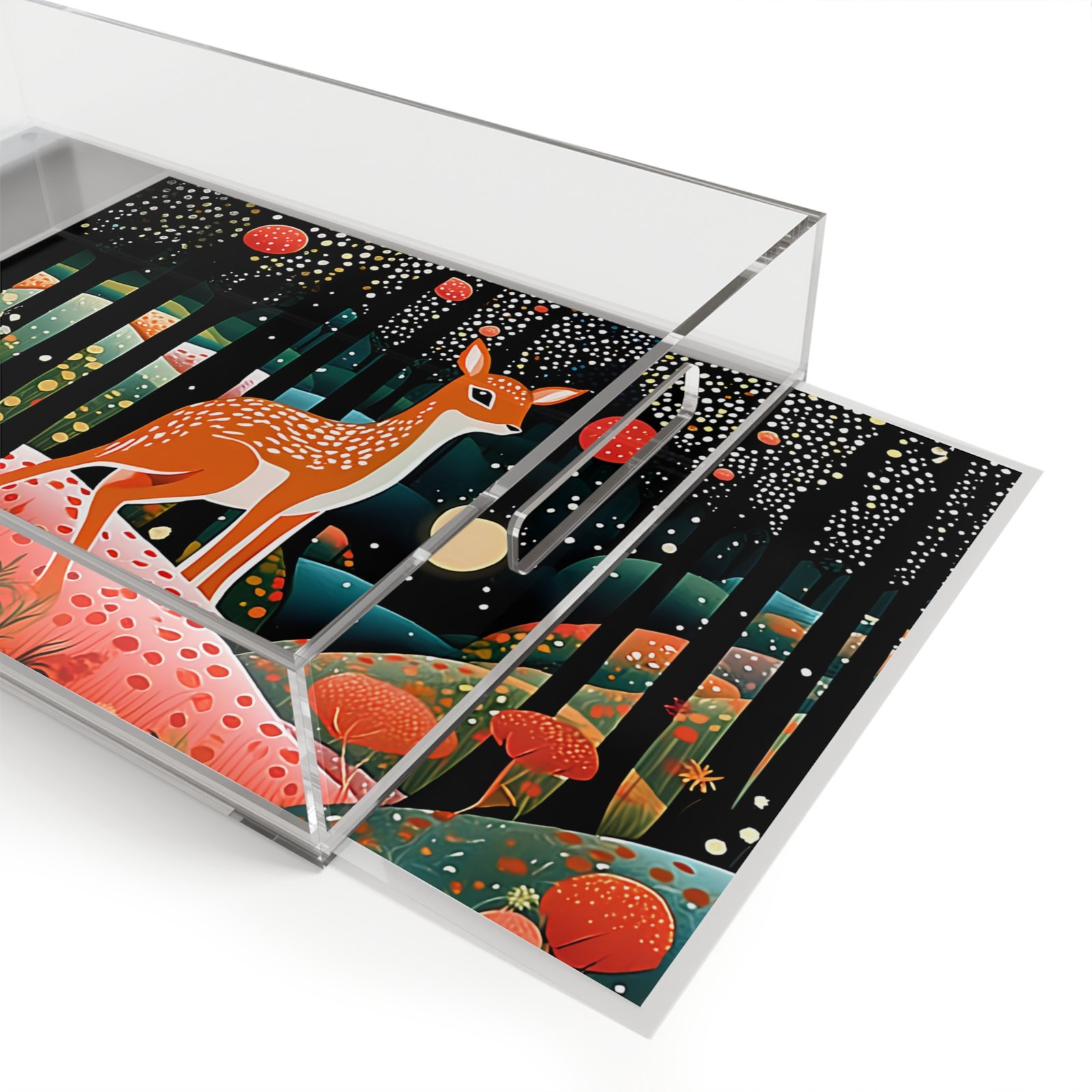 Nature-Inspired Acrylic Serving Tray, Boho Decor, Home Organization, Gift for Nature Lovers, Kitchen and Dining Decor - Image 3